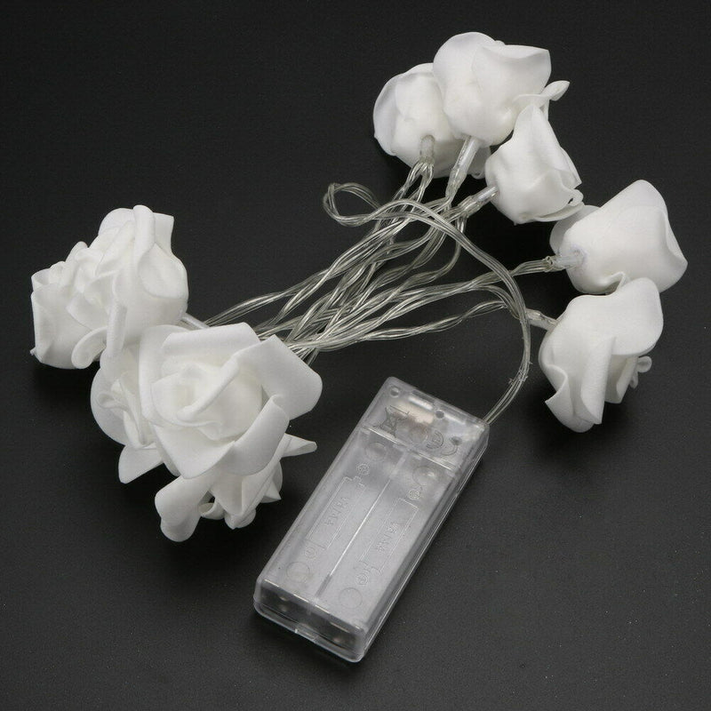 1.2M Rose Flower Fairy String Lights for Wedding Party Christmas