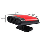 150W DC 12V Vehicle Heater Portable Car Heating Cooling Thermostat (Red)