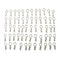 100pcs Stainless Steel Body Clips Pin Shell For 1/10 1/16 RC CAR  HSP Z