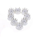 8x 9pin pcb ceramic vacuum tube socket for 12AX7B 12AU7 ECC83 ECC82 audio amp Gw