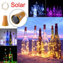 1PCS Solar 2M LED Cork Shaped 20 LED Night Fairy String Light Kork Solarbet
