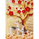 5D DIY Full Drill Diamond Painting Elk Embroidery Mosaic Craft Kit (QF064)