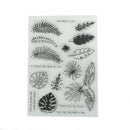 Feather and leaves Scrapbooking Album Card Decor Diary Craft Clear Stamps 3c