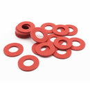 150Pcs M2 M2.5 M3 M4 M5 M6 M8 Red Insulating Fiber Flat Washers Sealing  BIS