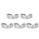 5pcs Narrow Metallic Futuristic Soldier Space Alien Robot Sunglasses