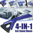 4in1 Car Vehicle Winter Shovel Ice Scraper Broom Removal Tool Shovel B8B4