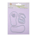 4pcs Beach Slippers Metal Cutting Dies DIY Scrapbook Emboss Stencils Crafts A