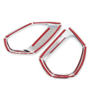2Pcs Car Back Rear Fog Light Lamp Cover Trim For Mitsubishi Outlander 2017/2016