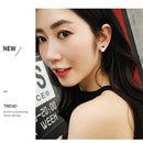 Temperament Simple Personality Star Astronaut Pin Simple Korean Earrings