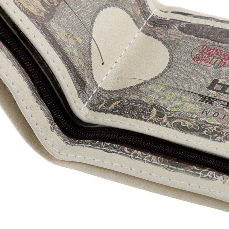 Unisex Paper Money Purse JPY 10000 Yen Wallet Women & Mens Folding Bag