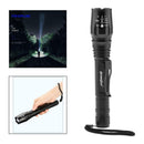 LED  Flashlight High Lumen Handheld Flash Light 5-Mode Zoomable Water