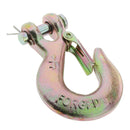 4pcs 1/4" G70 Steel Winch Hook Recovery 4x4 4WD Slip Hook Zinc Plated Alloy