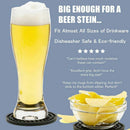 Coasters Set of 6 in Holder - Protect Furniture From Water Marks & Damage - N7X4