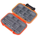 Outdoor 12 Grid Waterproof Lure Hook Bait Fishing Tackle Storage Box Case