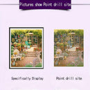 5D DIY Full Drill Diamond Painting Quiet Yard Cross Stitch Embroidery Kits