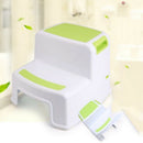 2 Step Stool for Kids - Childrens,Toddler Stool with Slip Resistant Soft Gr