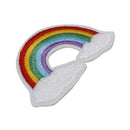 Rainbow God Love Cloud Iron on Patch Applique Sew Badge Embroidered 5.7*3.8cJES