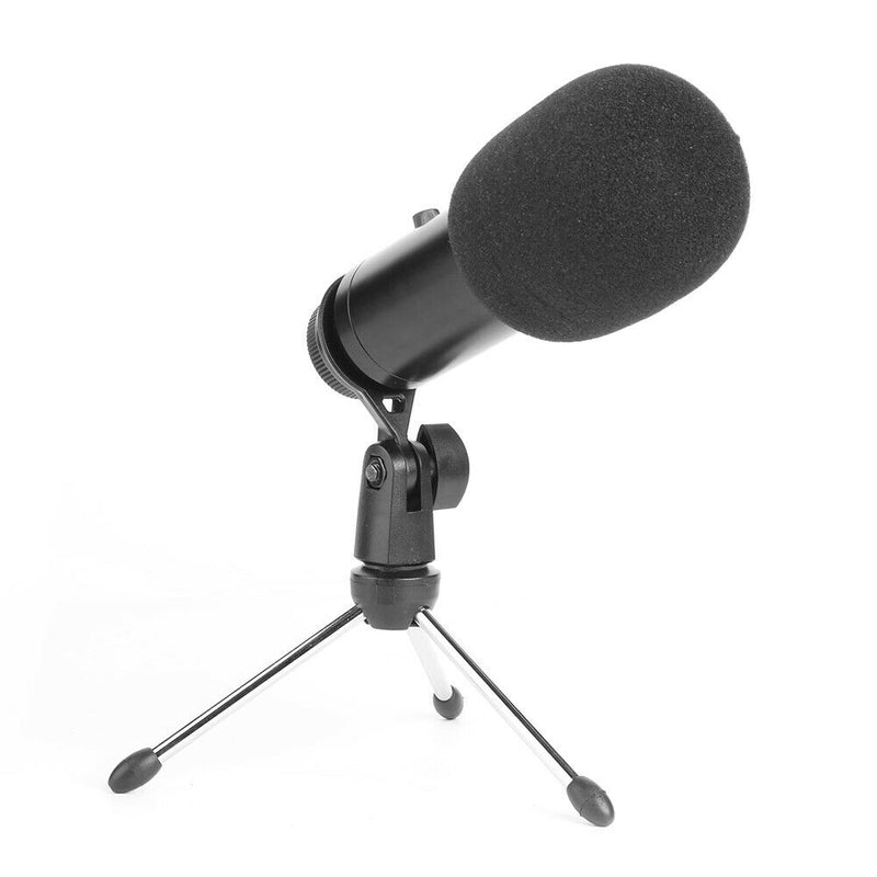 USB Wired Cardioid Microphone Streaming Studio Recording Condenser Speaker  A