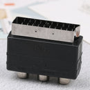 RGB scart to 3 RCA S-Video sdapter composite RCA SVHS AV TV audio converter Ew