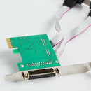 2 Port RS-232 Serial Port + 1 DB25 Printer Parallel Port PCI-E PCI Card adapt Hn