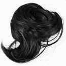 Women Black Hair Wave Scrunchie Bun Extensions Curly Ponytail Hairpiece K7W5
