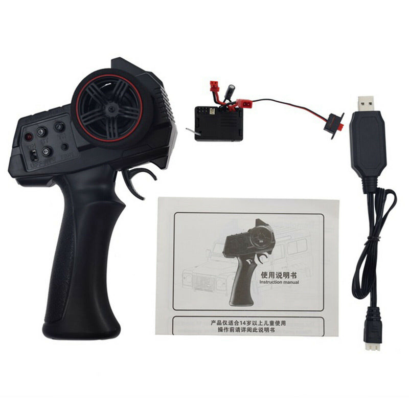 2.4G Transmitter Remote Controller w/ Receiver & USB Cable for WPL C14 C14K C24