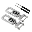 2pcs Car Keychain Zinc Alloy Non-fading Fit for Buick Hyundai Geely Harvard