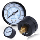 Metal 1/8" 160 Psi 10Bar Compressor Compressed Air Pressure Gauge