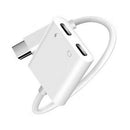 Headphone Splitter Dual Type C Audio Adapter Aux Call Fast 2 In 1 Accessories