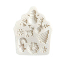 Silicone Christmas Tree Elk Snowman Snowflake Cutter Mold DIY Baking Cake De Gw