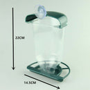 Clear Plastic Window Bird Feeder Automatic Feeding Suction Up Wild Bird Feeding