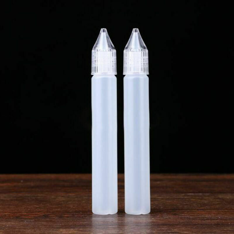 Sale Needle Tip Empty Plastic Squeezable Liquid Dropper Filling ! Bottles B6P5