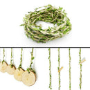 Hanging Photo Display,Diy Pictures Organizer With 25Pcs Wooden Clips 2 Hook X6P3