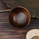 Salad Bowl Practical Durable Wooden Simple Storage Holder Kitchen Bowl CutlY Hn