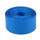 10M 29.5mm PVC Heat Shrink Tubing Wrap for 1 x 18650 Battery Blue