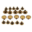 10 Pieces Rivets Prong Buckle Snap Button Art Clasps 10x5mm