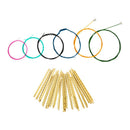 Set of 6 Acoustic Classic Nylon Guitar Strings Medium Gauge Replacement LVV