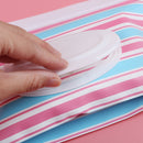 Outdoor travel baby newborn kids wet wipes bag towel box clean carrying case M&O