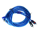 Auto Replacement 4.5m 2RCA Male to 2RCA Male Car Stereo Audio Power Cable for AV