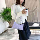 Alligator PU Women Handbag Tote Office Lady Shoulder Underarm Bags (Purple)