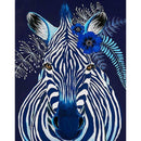 5D DIY Full Drill Diamond Painting Cross Stitch Embroidery Kit (Zebra05)
