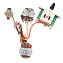 Electric Guitar Wiring Harness Pre-wired Kit 3 Way Toggle Switch 500K Pots 1T1V