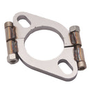 2.5" 2-1/4" inch Exhaust Flange Flat Oval Split Repair Replacements