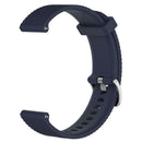 Silicone Adjustable 18mm Watchband Wrist Strap for Ticwacth C2 (Navy Blue) A