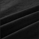 Womens 3/4 Sleeve Blouse V Neck Oversize Casual Blouse Shirt Tops Black L
