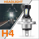 For Motorcycle Motorbike H4 6500K LED Hi/Lo Beam Headlight Front Light Bulb Lamp