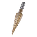 3-13MM TIN 1/4 HSS Hexagonal shank Step Drills