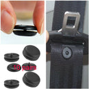 Safety Car Parts Black Plastic Car Safety Seat Belt Stopper Seatbelt Stop Button