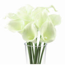 Calla Lily Bridal Wedding Bouquet Head Real Touch Flower Bouquets (10,White G4G6