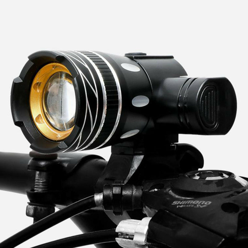 Rechargeable Bicycle Light Bike Front Headlight 150LM T6 LED Head Lights w/USB
